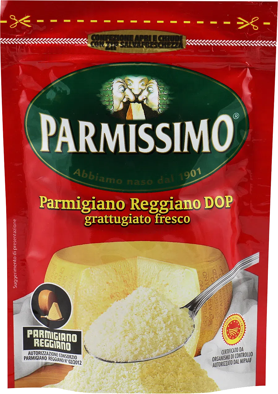 Parmesan reggiano DOP fraîchement râpé